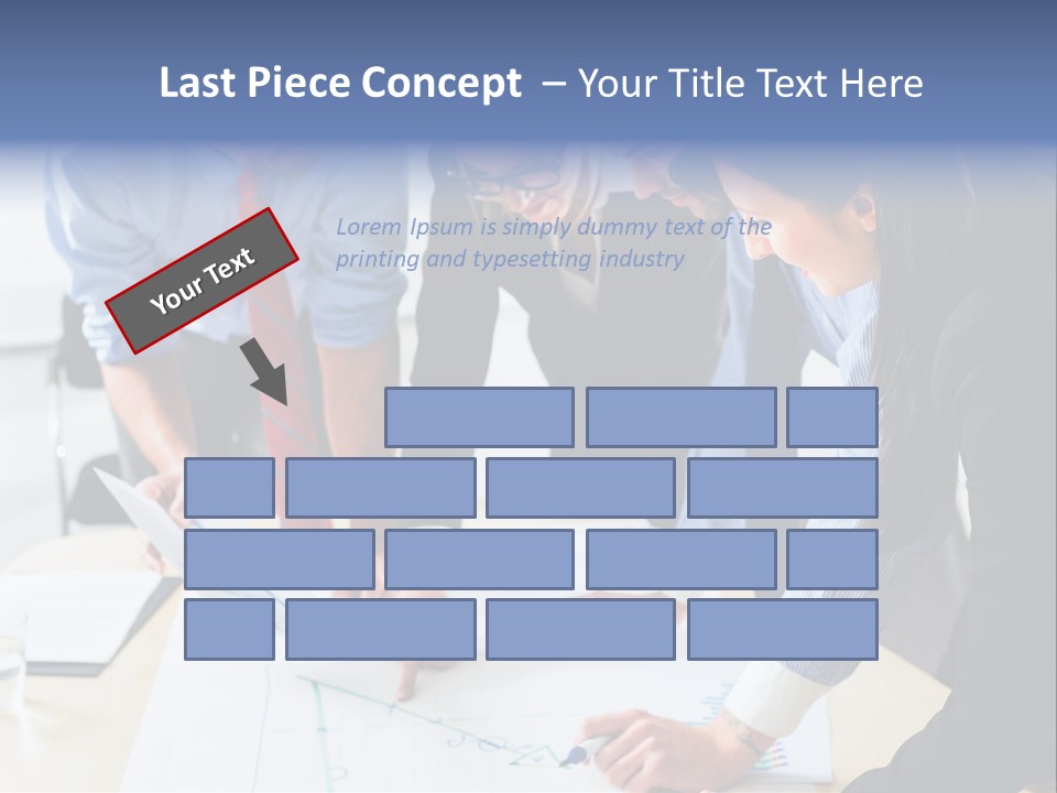 Aim Desk Occupation PowerPoint Template