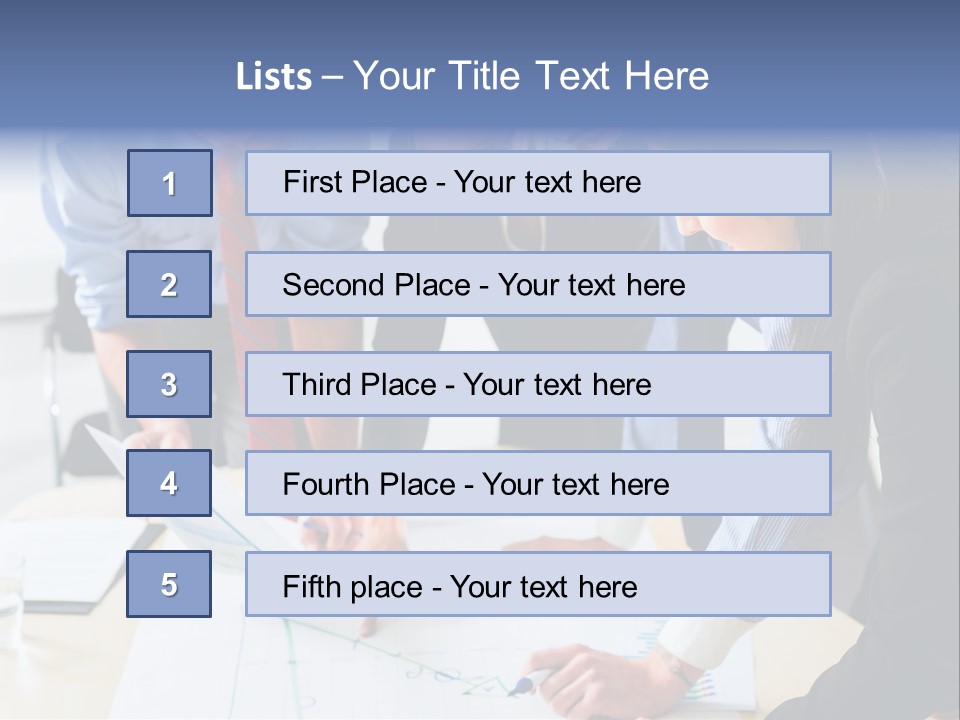 Aim Desk Occupation PowerPoint Template