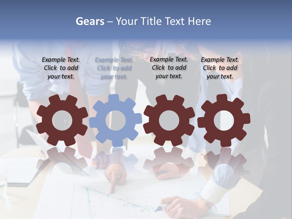 Aim Desk Occupation PowerPoint Template