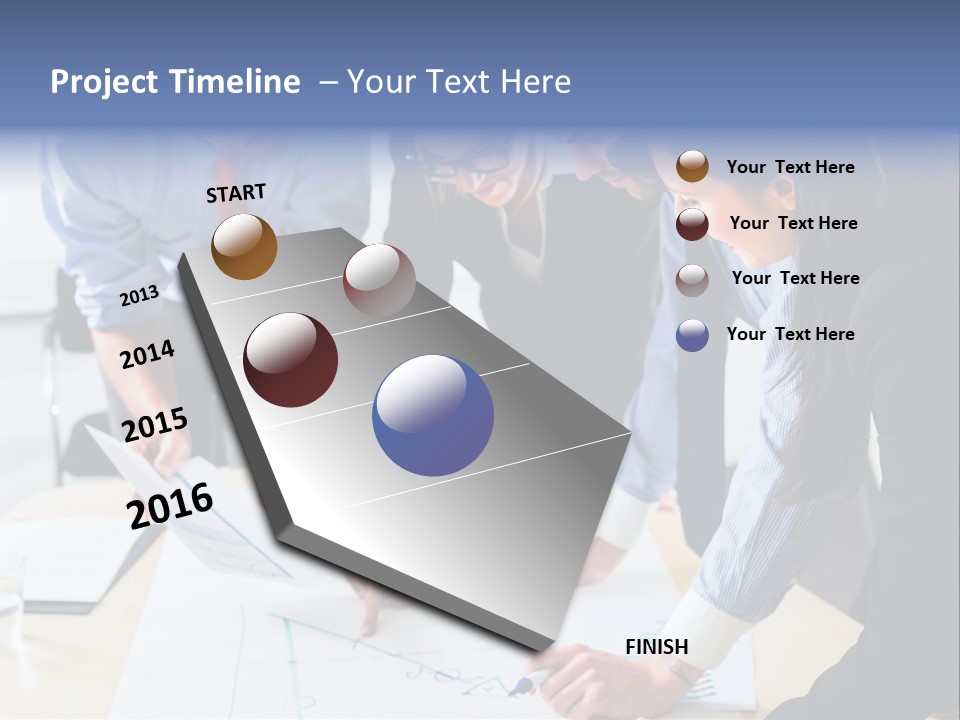 Aim Desk Occupation PowerPoint Template