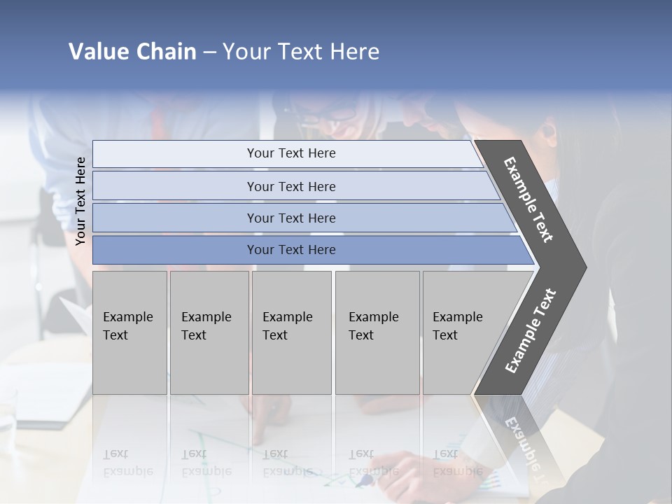 Aim Desk Occupation PowerPoint Template