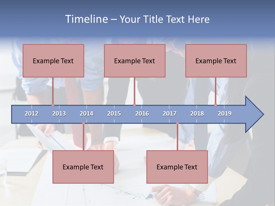 Aim Desk Occupation PowerPoint Template