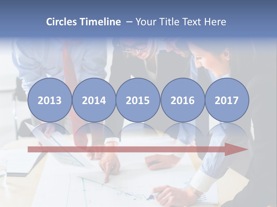 Aim Desk Occupation PowerPoint Template