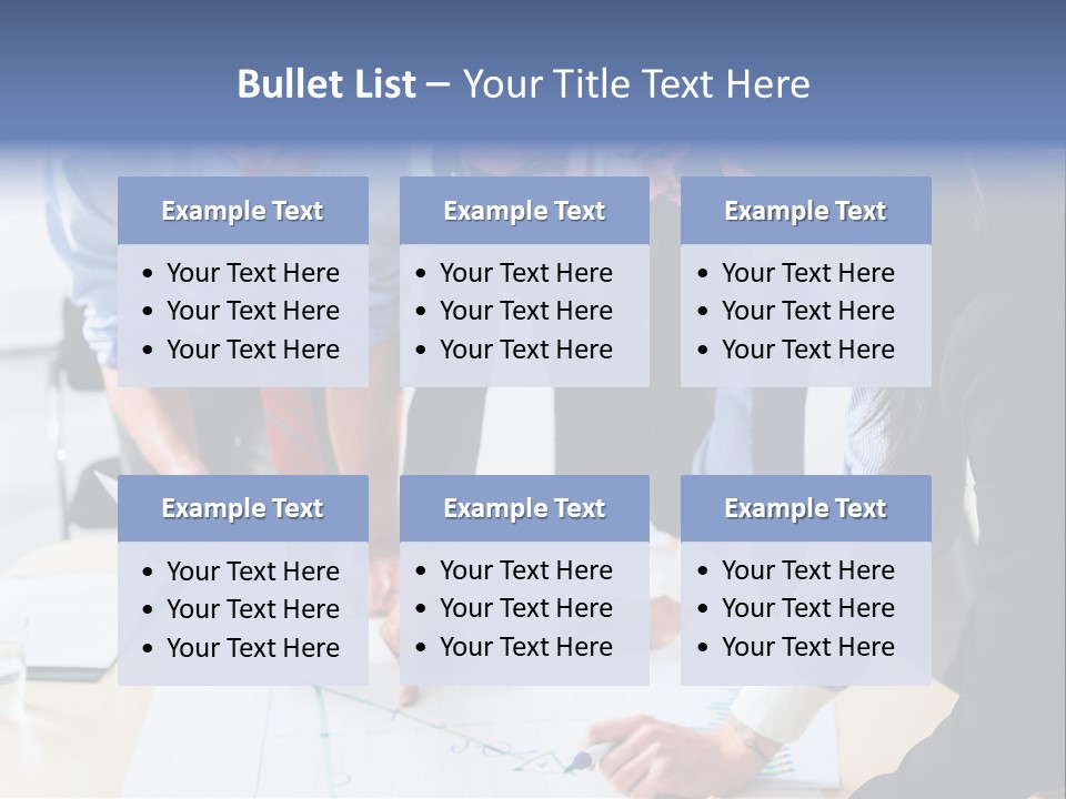 Aim Desk Occupation PowerPoint Template