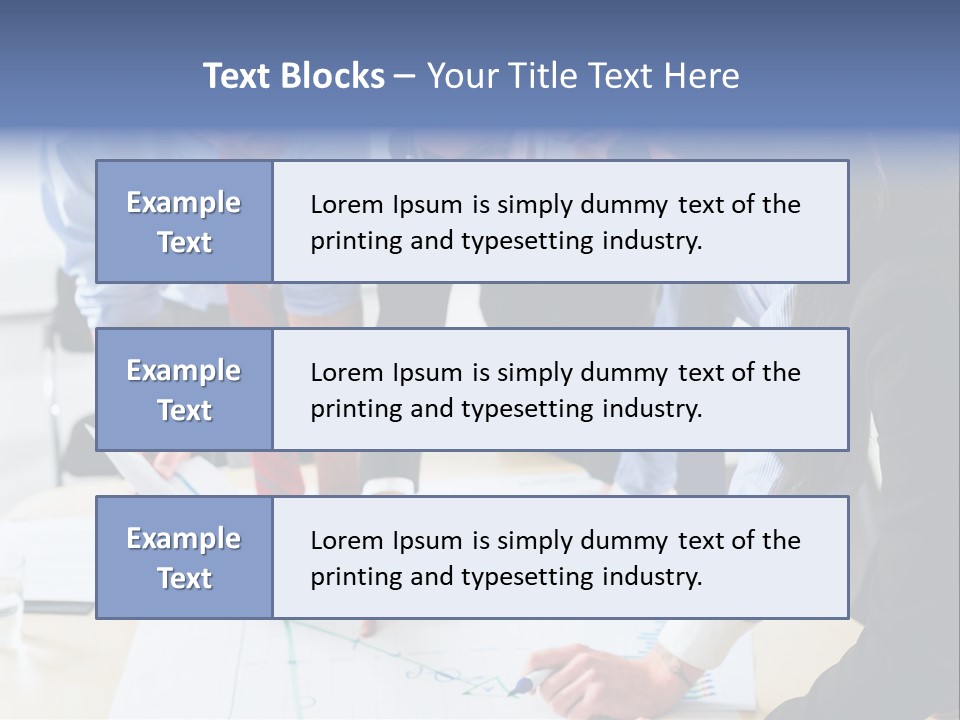 Aim Desk Occupation PowerPoint Template