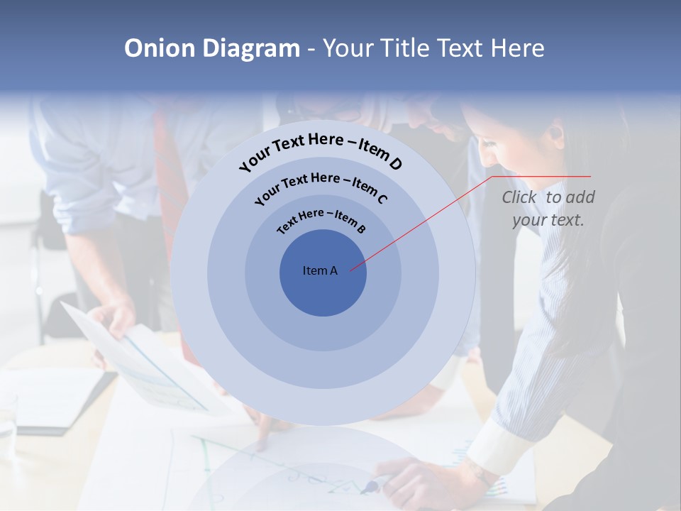 Aim Desk Occupation PowerPoint Template