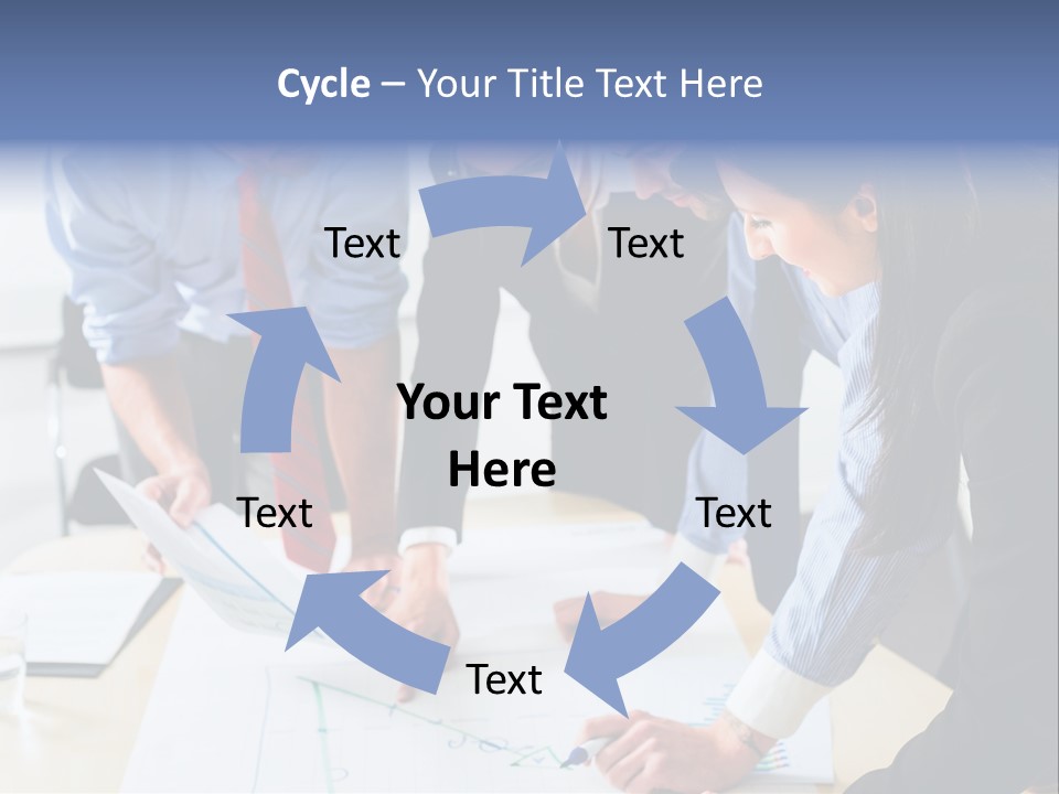 Aim Desk Occupation PowerPoint Template