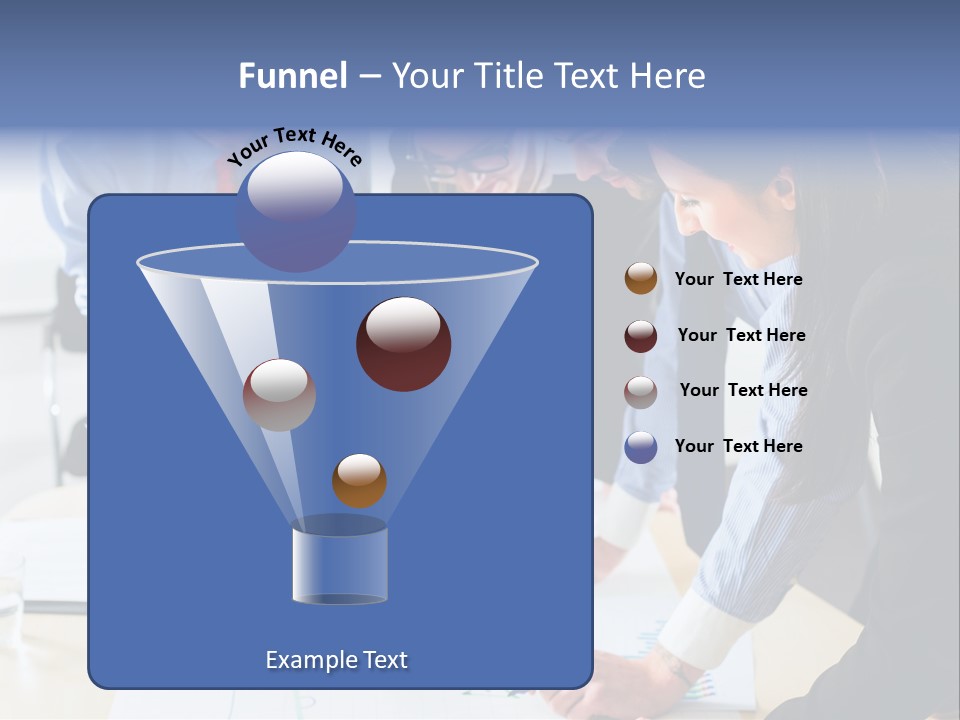 Aim Desk Occupation PowerPoint Template