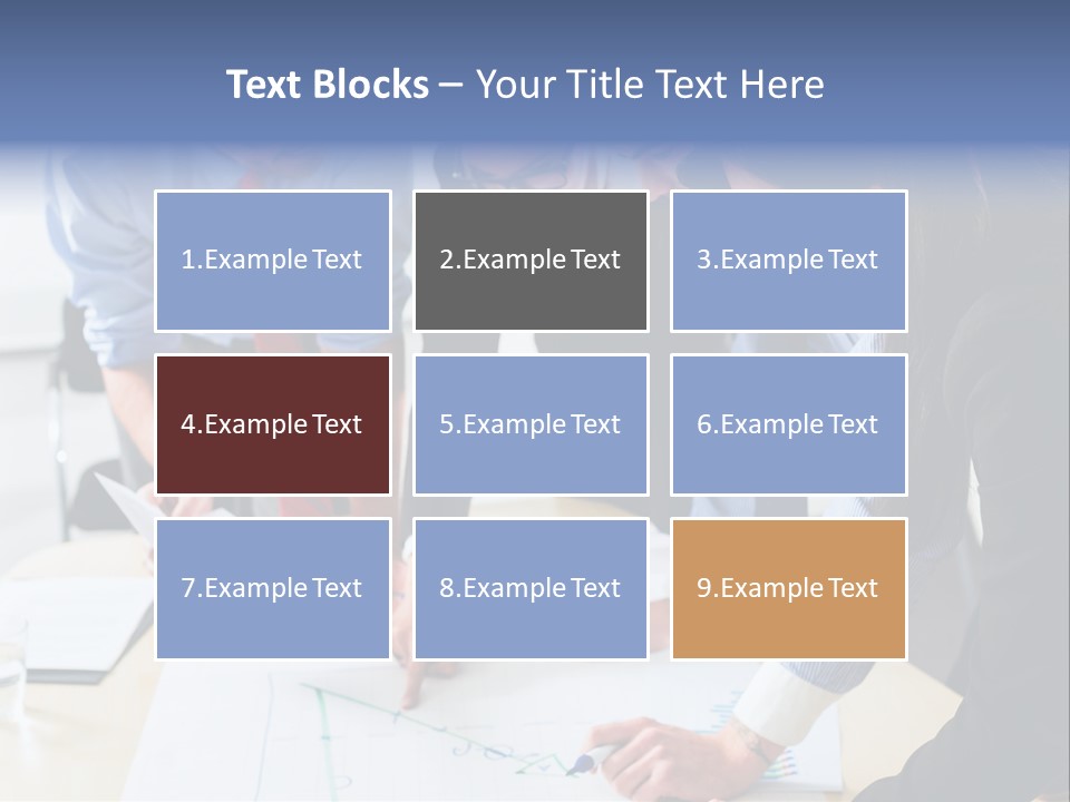 Aim Desk Occupation PowerPoint Template