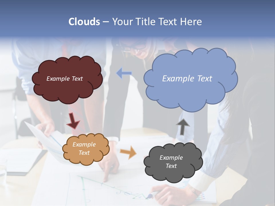 Aim Desk Occupation PowerPoint Template