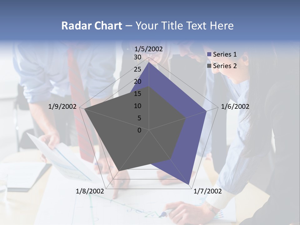 Aim Desk Occupation PowerPoint Template