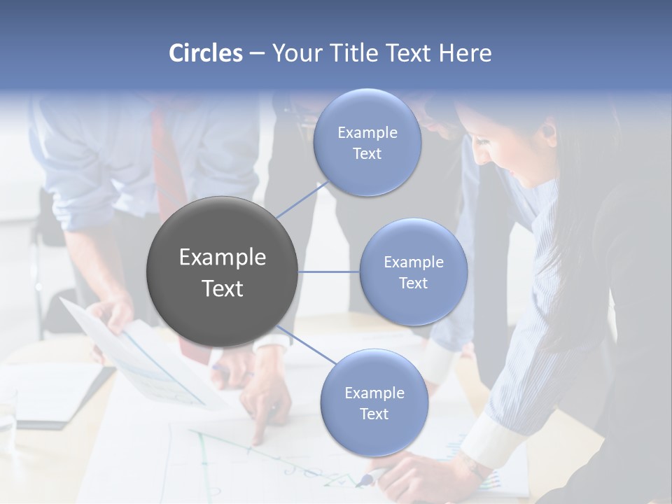 Aim Desk Occupation PowerPoint Template