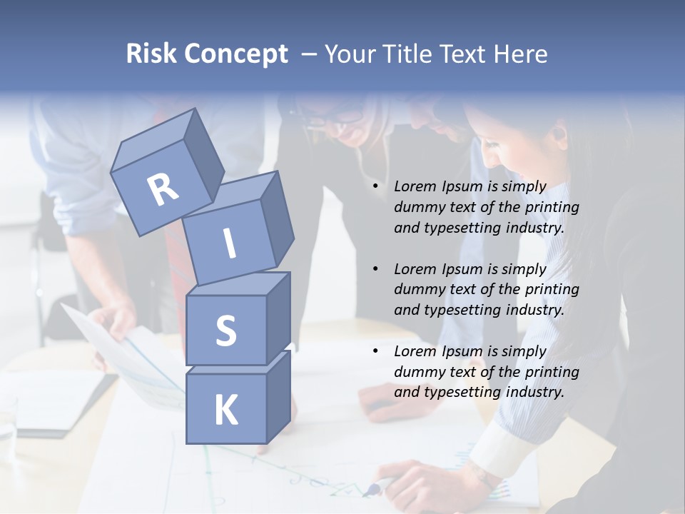 Aim Desk Occupation PowerPoint Template