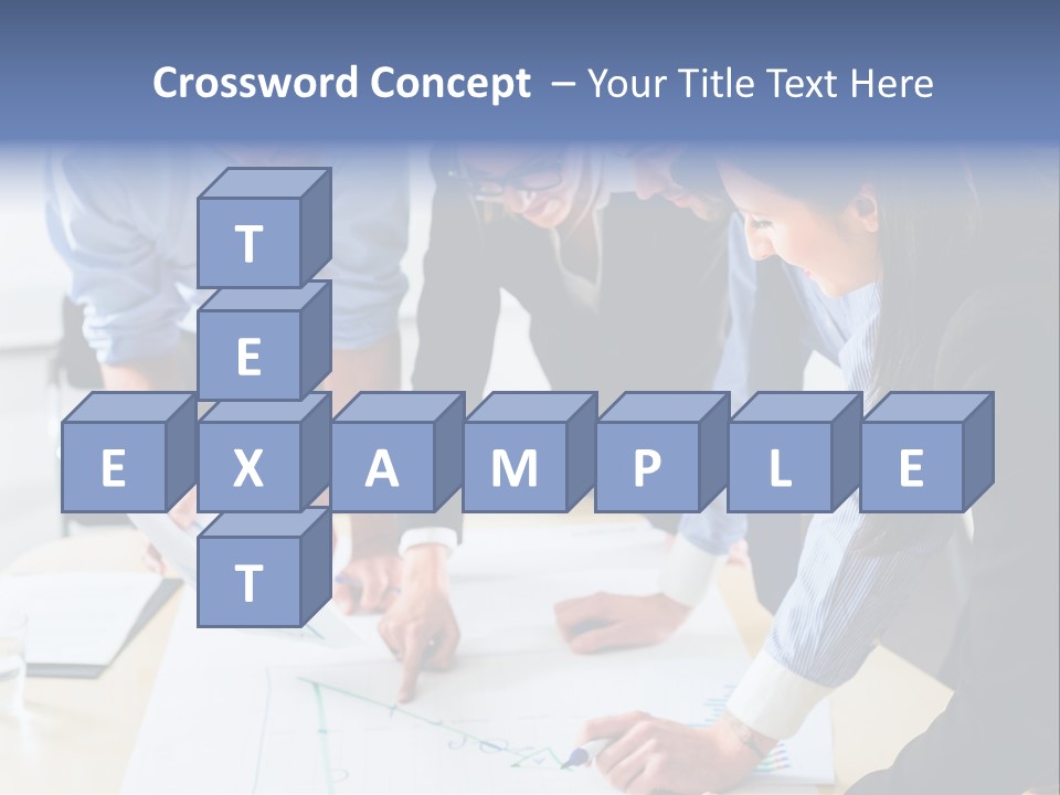 Aim Desk Occupation PowerPoint Template