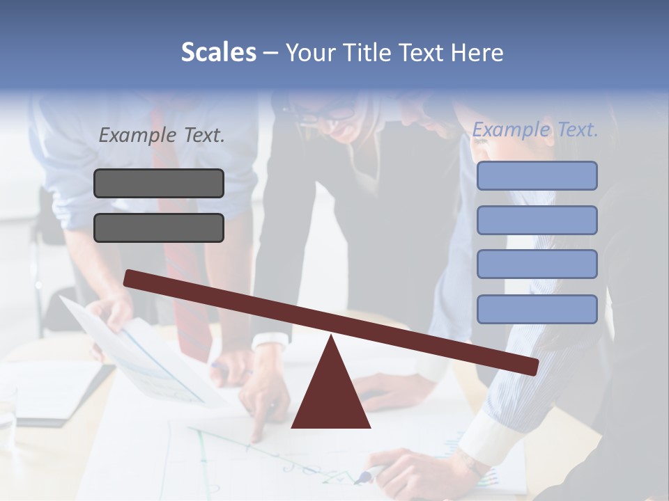 Aim Desk Occupation PowerPoint Template