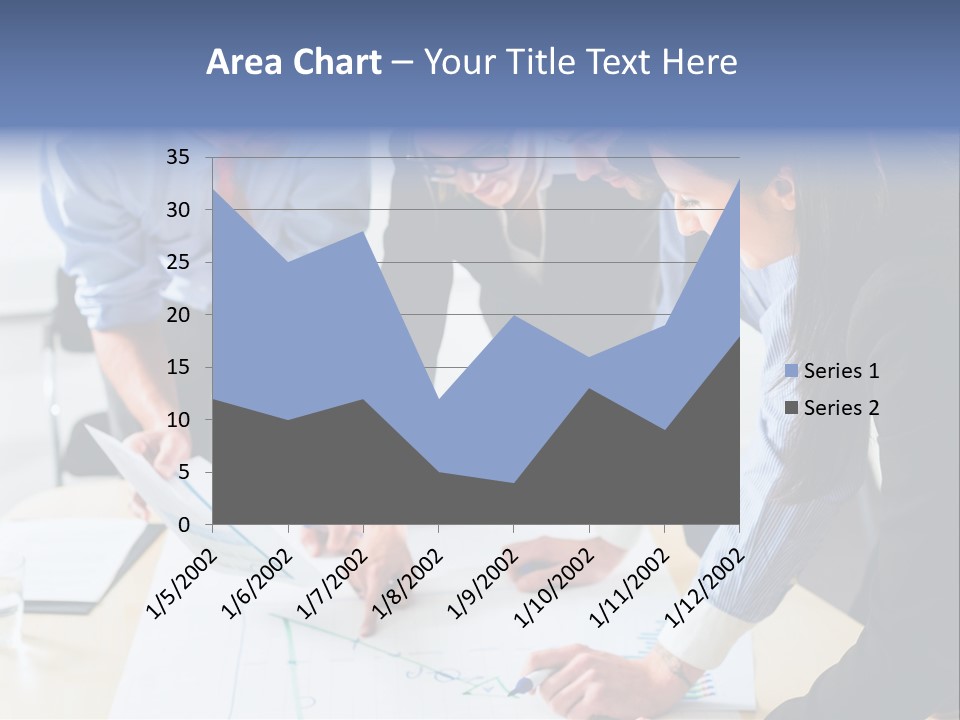 Aim Desk Occupation PowerPoint Template