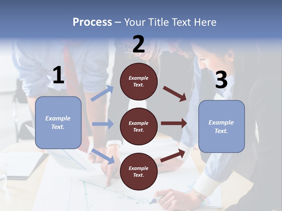 Aim Desk Occupation PowerPoint Template
