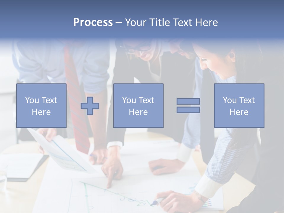 Aim Desk Occupation PowerPoint Template