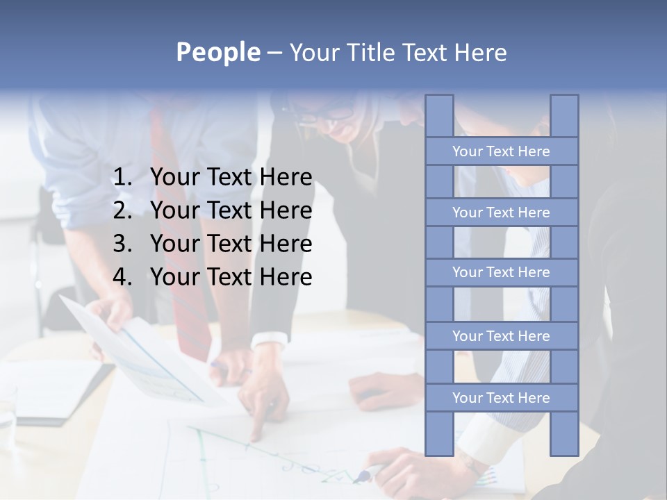 Aim Desk Occupation PowerPoint Template