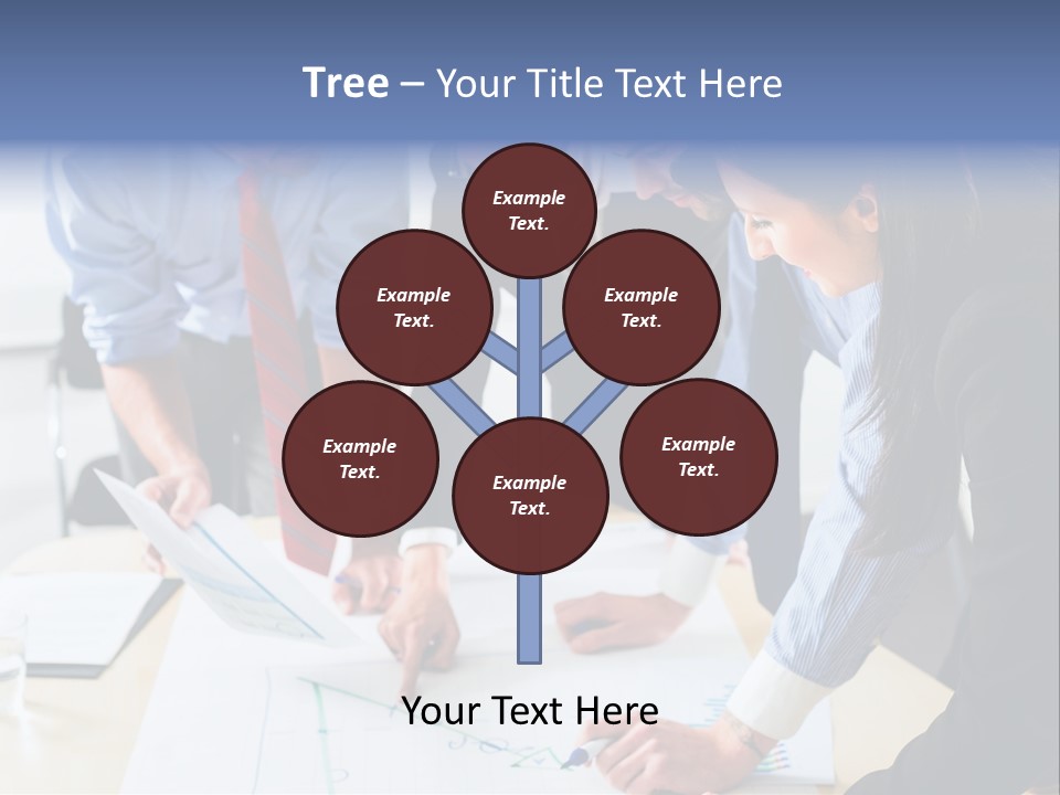 Aim Desk Occupation PowerPoint Template