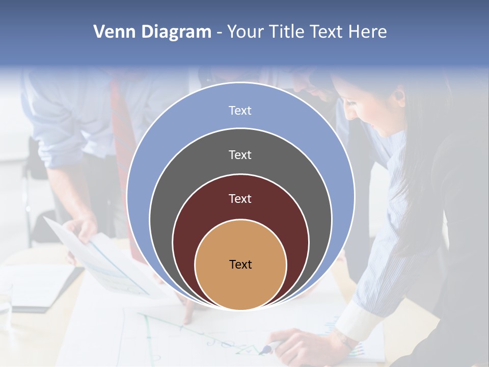 Aim Desk Occupation PowerPoint Template