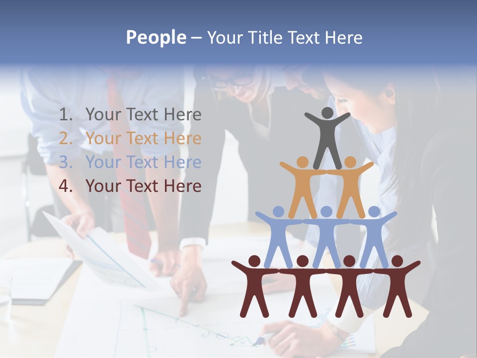 Aim Desk Occupation PowerPoint Template