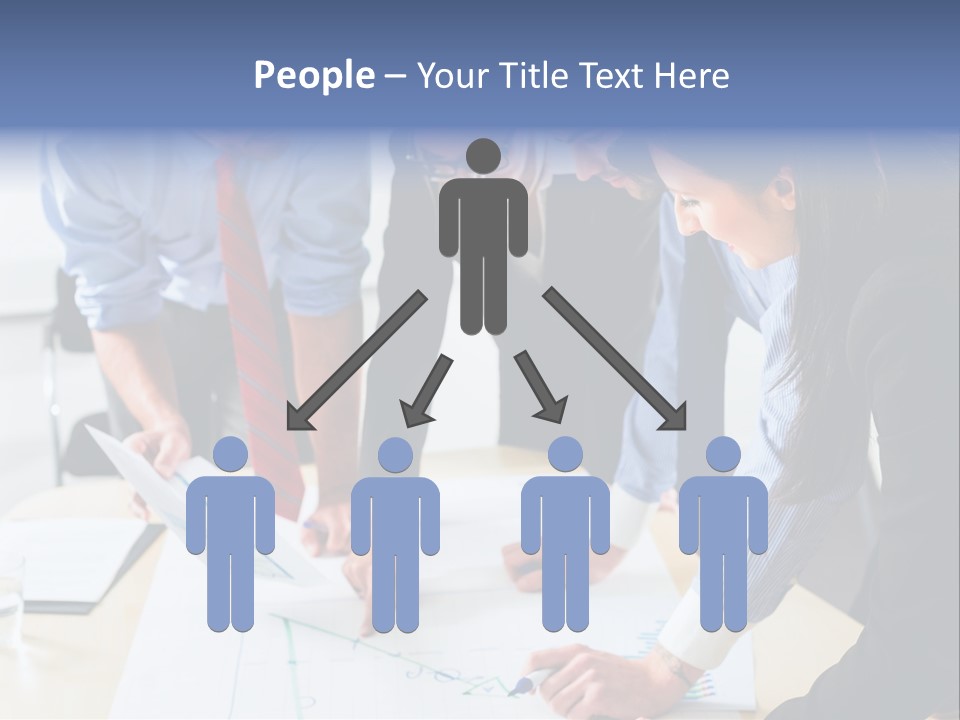 Aim Desk Occupation PowerPoint Template