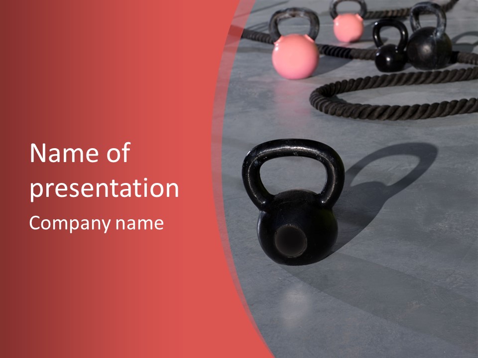 Crossfit Gymnasium Build PowerPoint Template