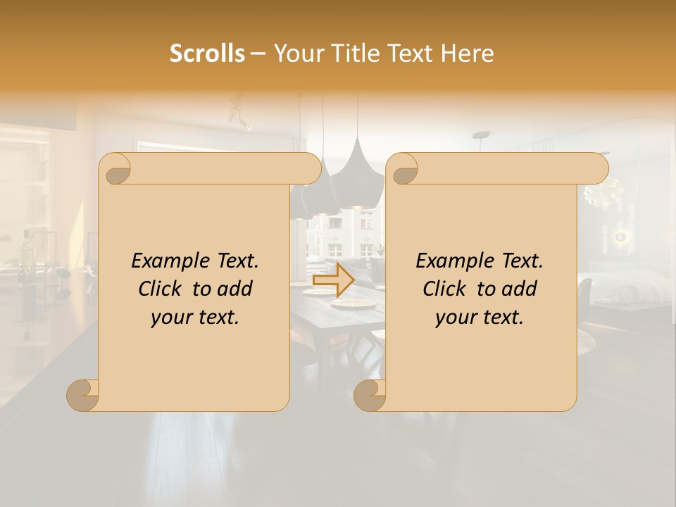 Sweet Glass Flan PowerPoint Template