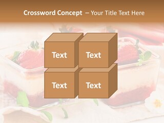 Sweet Glass Flan PowerPoint Template