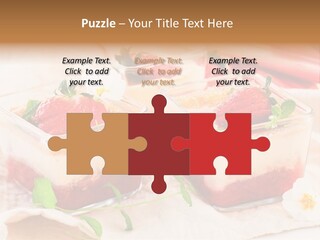 Sweet Glass Flan PowerPoint Template