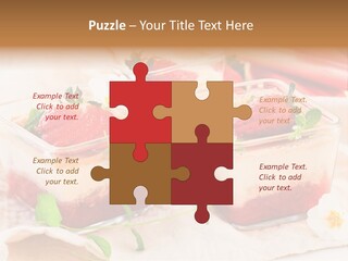 Sweet Glass Flan PowerPoint Template