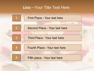 Sweet Glass Flan PowerPoint Template