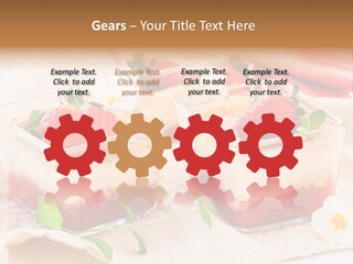 Sweet Glass Flan PowerPoint Template