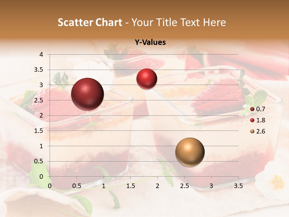 Sweet Glass Flan PowerPoint Template