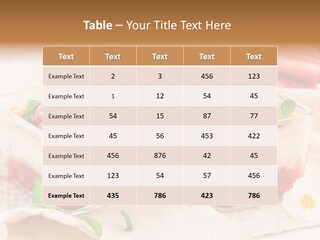 Sweet Glass Flan PowerPoint Template