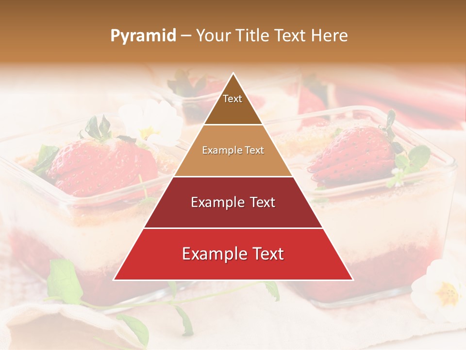 Sweet Glass Flan PowerPoint Template