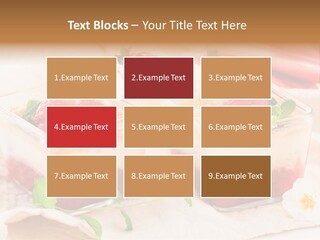 Sweet Glass Flan PowerPoint Template