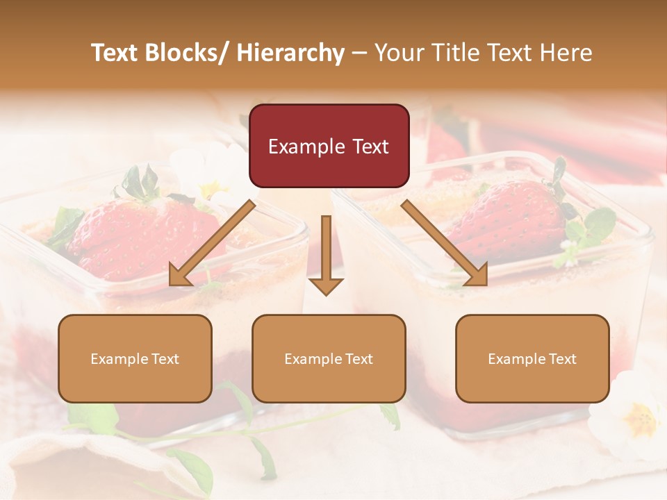 Sweet Glass Flan PowerPoint Template