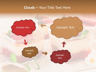 Sweet Glass Flan PowerPoint Template