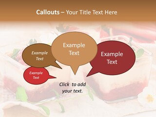 Sweet Glass Flan PowerPoint Template