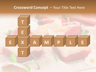 Sweet Glass Flan PowerPoint Template