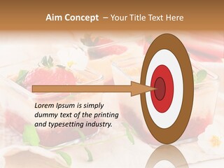 Sweet Glass Flan PowerPoint Template