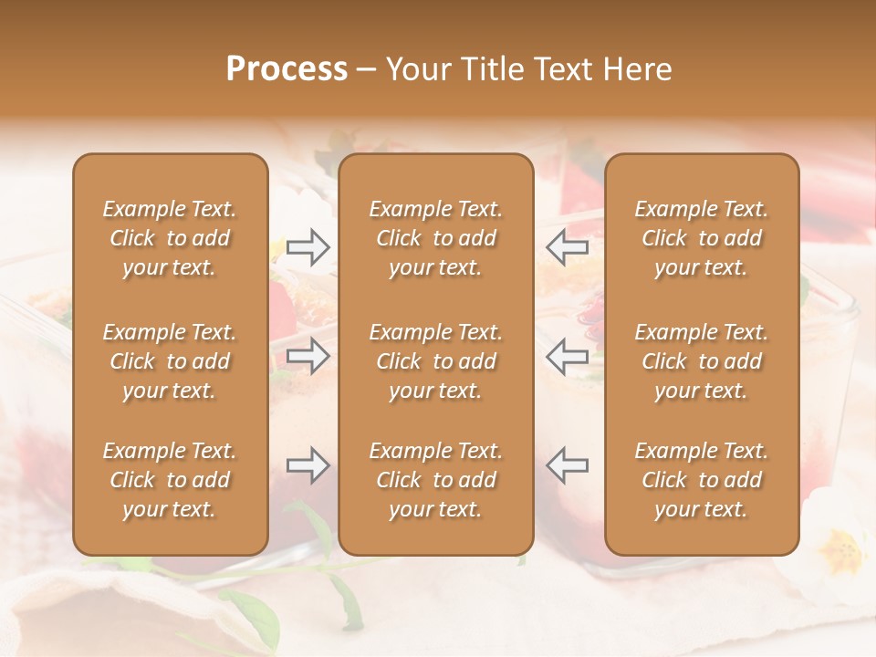 Sweet Glass Flan PowerPoint Template