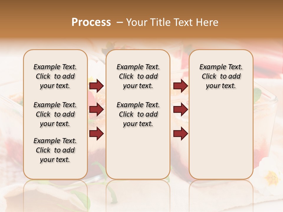 Sweet Glass Flan PowerPoint Template