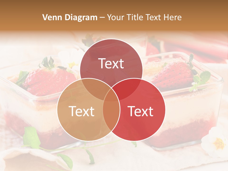 Sweet Glass Flan PowerPoint Template
