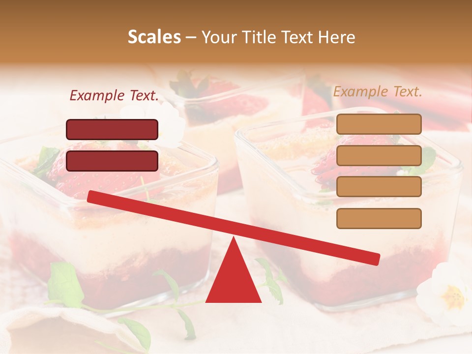 Sweet Glass Flan PowerPoint Template