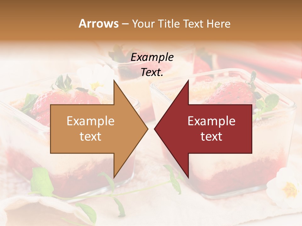 Sweet Glass Flan PowerPoint Template
