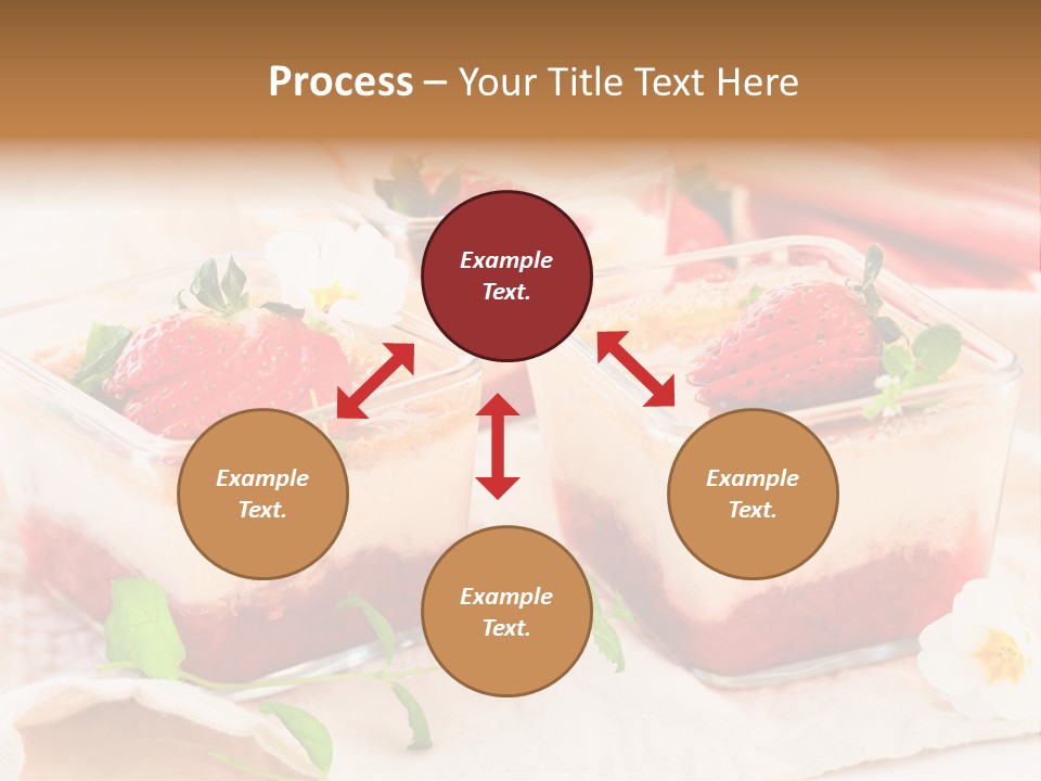 Sweet Glass Flan PowerPoint Template