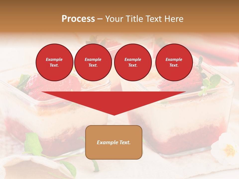 Sweet Glass Flan PowerPoint Template